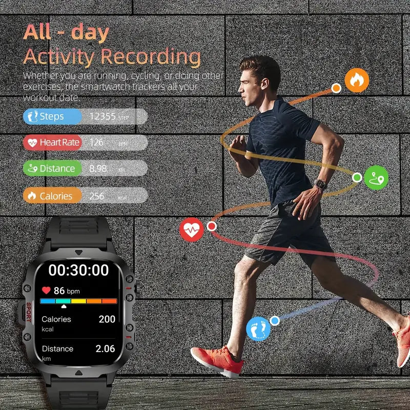 Outdoor SmartWatch - Black-3